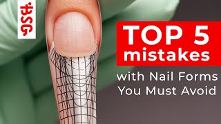 TOP 5 Nail Form Mistakes Every Nail Tech Must Avoid | Perfect Nail Form Setup Tutorial