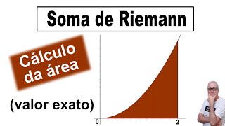 GRINGS ✌️ CÁLCULO DA ÁREA (VALOR EXATO ) COM SOMA DE RIEMANN @OmatematicoGrings