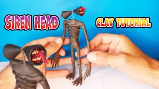 Creepy SIREN HEAD with Modeling Clay |  Trevor Henderson's creatures