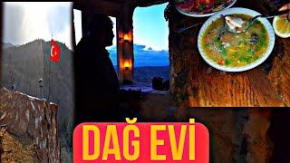 DAĞ EVİNDE İFTAR BALIK ÇORBASI~ŞİDDETLİ YAGMURLAR FIRTINALAR~DAĞ EVİ HAYATTA KALMA MUCADELESİ YAŞAM