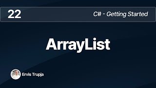 22. C# - ArrayLists