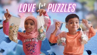 puzzle collection | Her love for puzzles |TINYTEEN