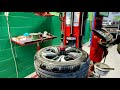 how to spot tire leaks and basic repair with balancing.