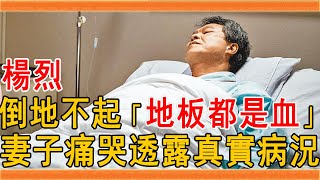 楊烈罹癌暴瘦30斤，倒地不起「地板都是血」，妻子痛哭透露真實病況#楊烈 #群星會