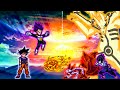 Goku DBS V 3.5 OP & Vegeta Ultra Ego VS Naruto OP & Sasuke OP in Jump Force Mugen🤩