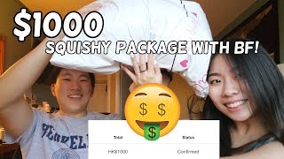 ♡ $1000 EXPENSIVE SQUISHY PACKAGE WITH MY BOYFRIEND ♡