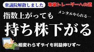 【デイトレ】せっかく指数上がったのに…／収支報告・明日の好材料銘柄・注目銘柄・経済トピックスなど【株式投資】