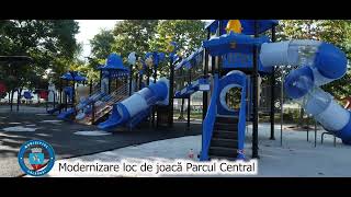 Lucrări de modernizare loc de joacă Parcul Central