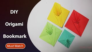 Origami unicorn - Easy Origami Bookmark Corner - How to make a Corner Bookmark DIY /Origami Bookmark