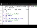 Your First Python Program and Making Mistakes: Python Basics