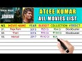 jawan director atlee kumar hit and flop all movie list atlee kumar all movie verdict