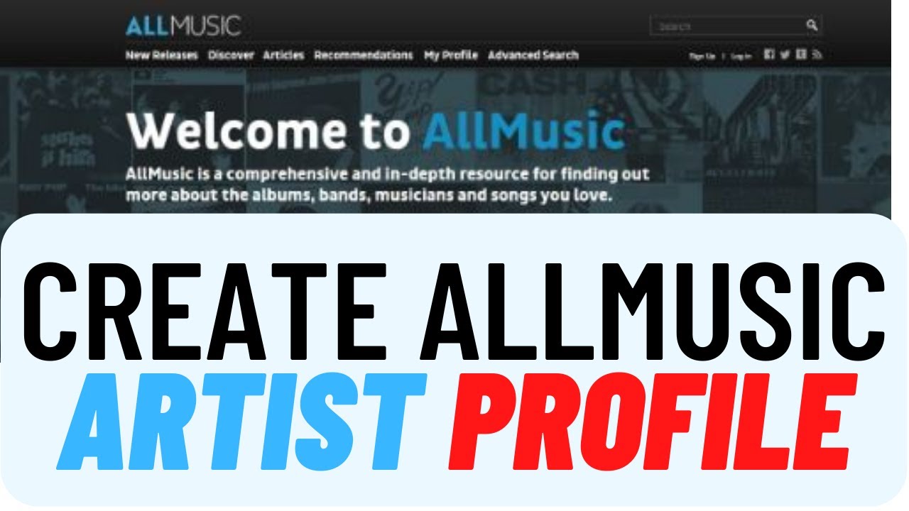 Master Allmusic How To Update All Artist Profiles At Once Youtube