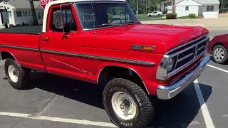 1971 Ford F250 Highboy pick up truck