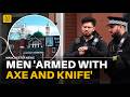 Police swarmed Manchester Central Mosque as men 'armed with axe and knife' enter