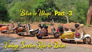 Vintage Scooter ride to Belur | PART   3 | Belur to Udupi | CRIS | SHUTTERBOX FILMS