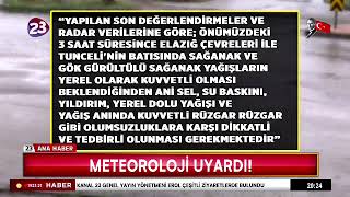 METEOROLOJİ UYARDI!