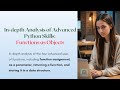[Python Study Notes] Python Functions as First-Class Objects | Beginner-Friendly Advanced Tutorial!