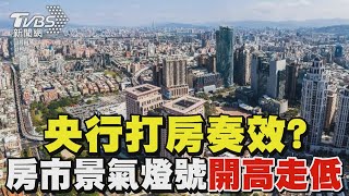 央行打房奏效? 房市景氣燈號開高走低｜TVBS新聞 @TVBSNEWS02