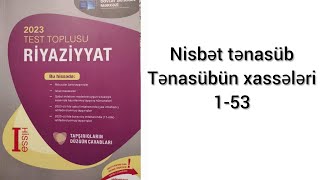 Nisbət Tənasüb Tənasübün xassələri 1-53 | Yeni Toplu 2023