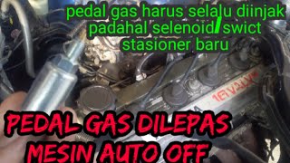 cara mengatasi selenoid RPM susah langsam #corolla #twincam