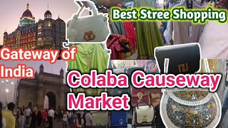 Colaba Causeway | Best Street Shopping | exclusive bags | Gateway of India | Vedika Vlog😻