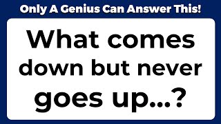ONLY A GENIUS CAN ANSWER THESE 10 TRICKY RIDDLES | Riddles Quiz - Part 14