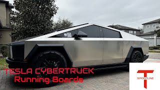 Cybertruck Running Boards By T Sportline | Easy Install Process \u0026 Finished Product Looks AMAZING