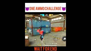 😝ONE AMMO CHALLENGE 😈 LONE WOLF FREE FIRE#viral #short