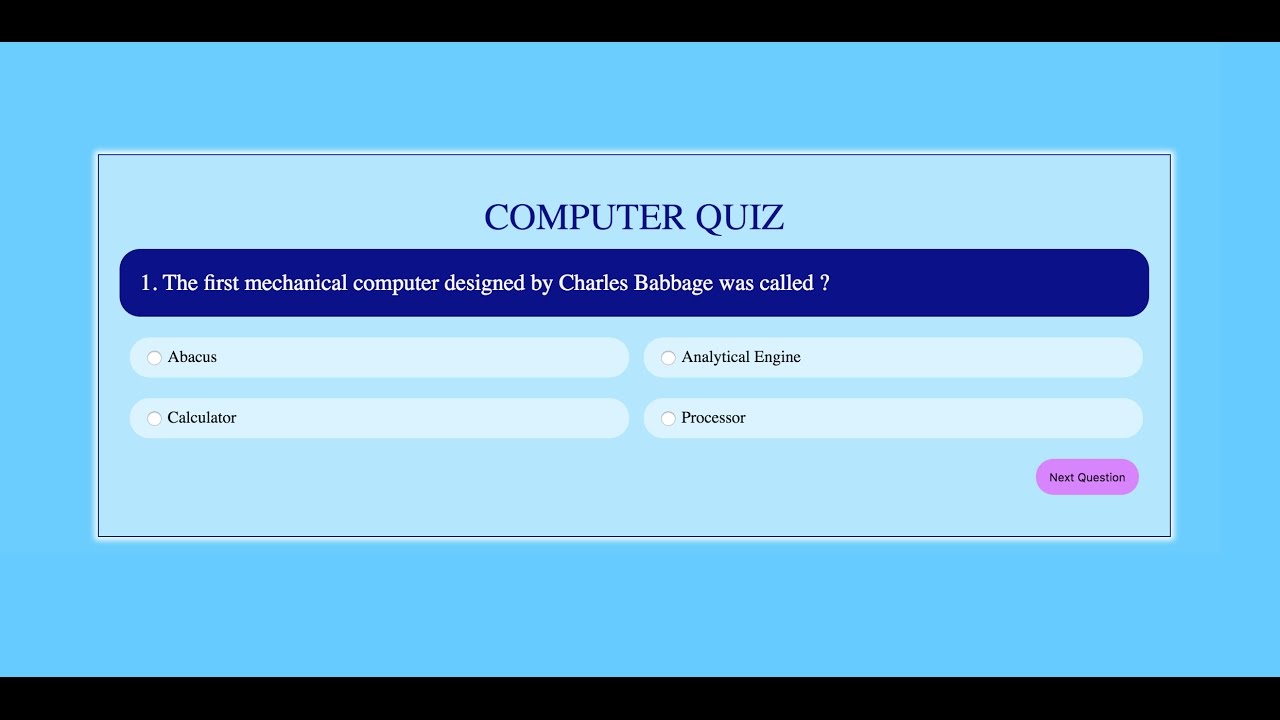 27 Exam Application Programming Tutorial Javascript Quiz Online Test ...