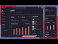 Complete Responsive Admin Dashboard Using HTML CSS & JavaScript | With Source Code