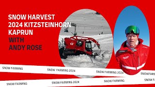 Snow Farming on the Kitzsteinhorn Glacier in Kaprun Austria 2024