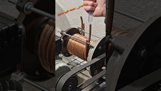 Induction HEATING of water using rotating magnets. #heating  #inductionheating #magnet