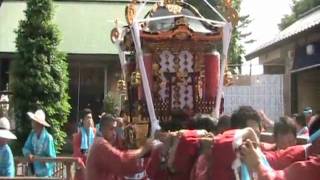 平成２２年　寒川町岡田　 菅谷神社神幸祭　taketwo 宮出し