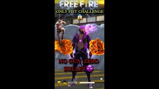 Only Fist Booyah Challenge Free Fire🤣In Lone Wolf🔥😱 0 Bullet Challenge😈 #booyah #shorts #trending