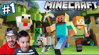 Primera Vez en Minecraft | Mi Casa de Minecraft | Juegos Karim Juega