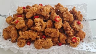 Popcorn chicken/ chicken nuggets /crispy chicken bites KFC style