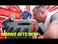 Day in the Training of Strongmen || *MARIUS LALAS GETS SICK*