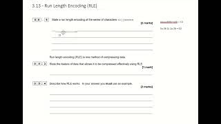 3 13 Run length encoding