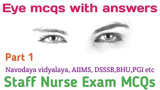 AIIMS Rishikesh|| EYE mcqs with answers || Ophthalmology multiple choice question