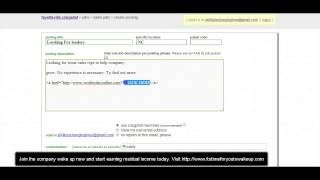 How to make words clickable in your Craigslist ads