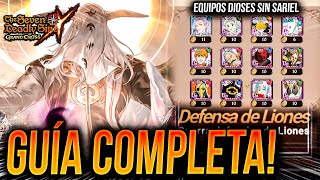 DEFENSA DE LIONES 100 PISOS!!! 📈 SOLO 1 EQUIPO Y PERSONAJES R! 🙂 | Seven Deadly Sins: Idle Adventure