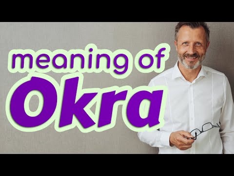 How do you describe okra?