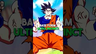 When Goku Makes Ultra Instinct His Base Form #shorts #dragonballsuper