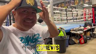 ROBERT GARCIA KEEPS IT 100 AND RAY MURATALLA IN THE GYM ON HIS 28 BIRTHDAY - ESNEWS BOXING