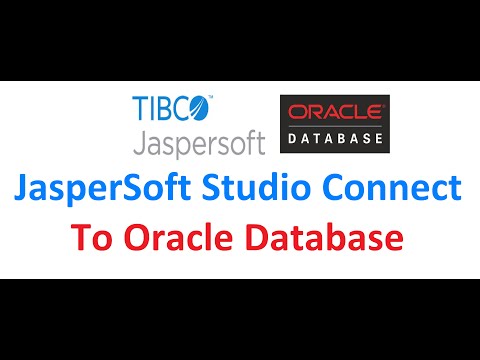 Jasper Studio Connect To Oracle Database Youtube