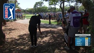 Davis Riley's unplayable leads to costly triple at Valspar