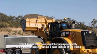 Karreman Quarries on the Cat® 980K Wheel Loader