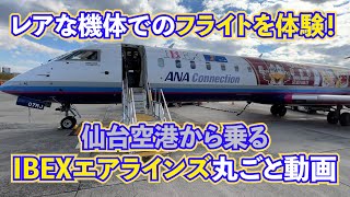 【レアな機体でのフライトを体験】仙台空港から乗るIBEXエアラインズ丸ごと動画