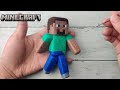 ASMR • Minecraft - Crafting Steve with Satisfying Needlefelt Art