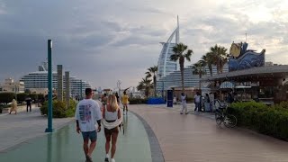 Dubai Jumeirah public beach walk: Kite Beach Tourist Destination complete walk tour
